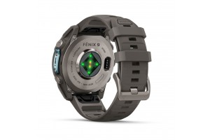 Garmin fēnix 9 Pro 43mm DLC Titanium, kavicsszürke szíj