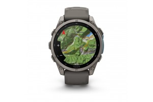 Garmin fenix 9 Pro inReach 47mm titán, bőr és szilikon szíj