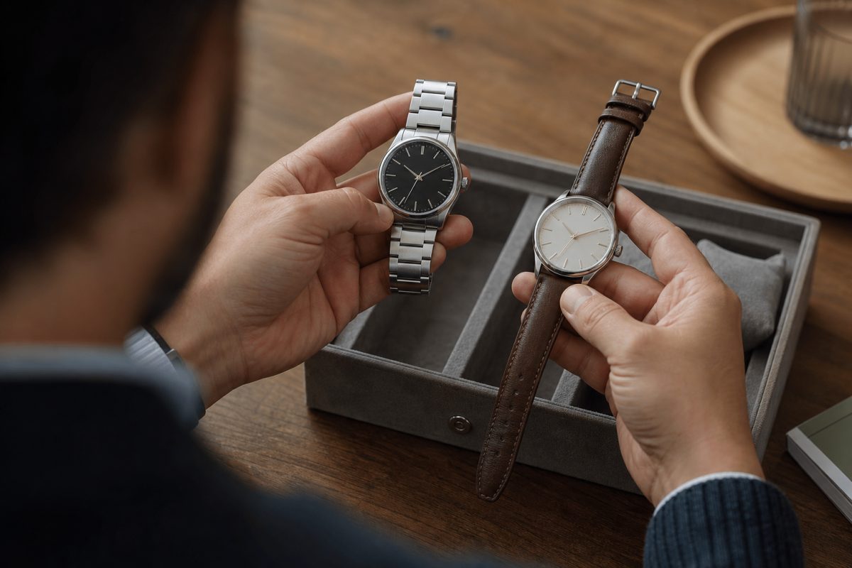 Fémcsatos és bőrszíjas casio analóg óra választása