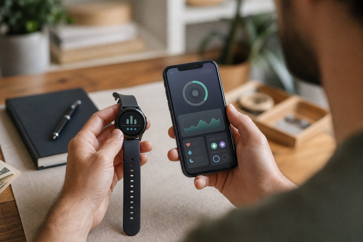 Garmin Connect beállítás közben telefon és okosóra párosítása