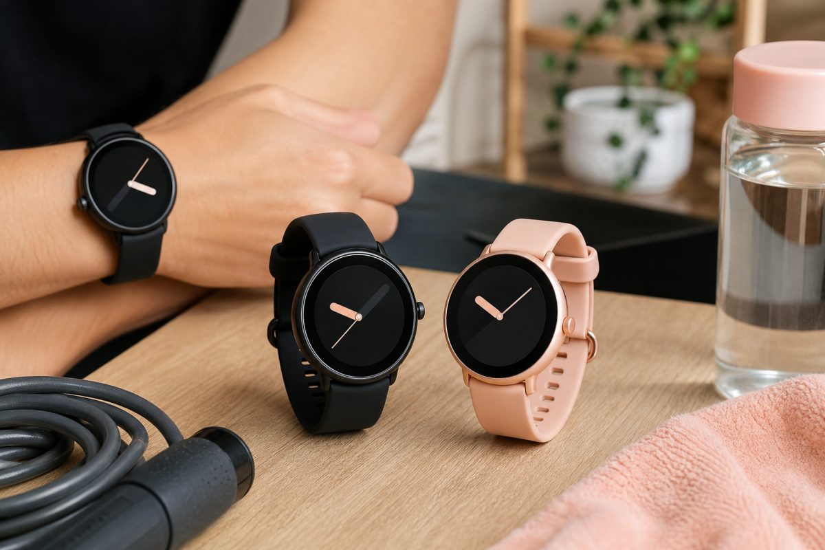 Fekete és barack Garmin vivoactive 6 jellegű okosóra választáshoz